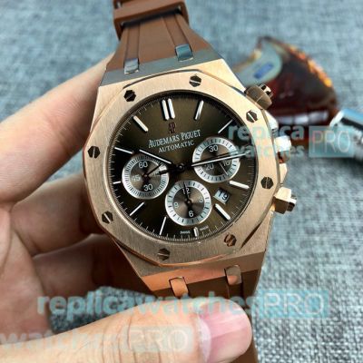 Copy Audemars Piguet Royal Oak Brown Dial Automatic Watch